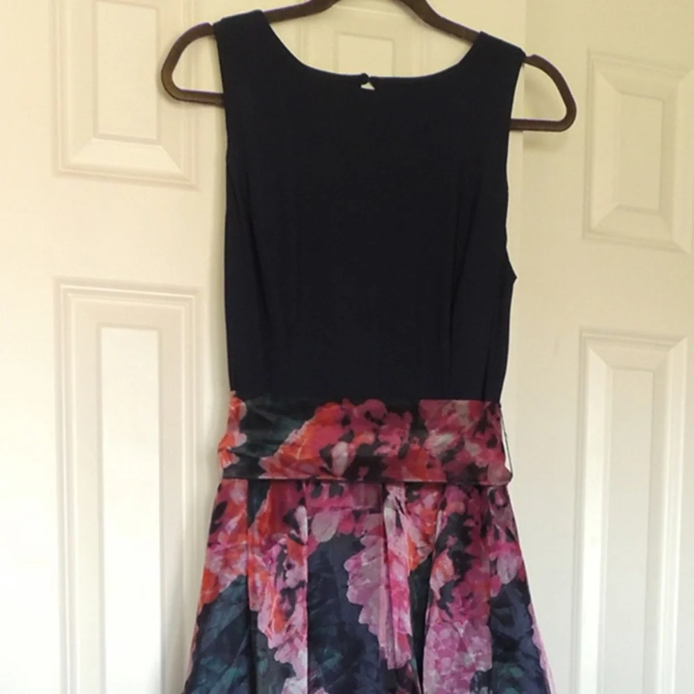 ModCloth size 14 high/low floral gown - Picture 3 of 6